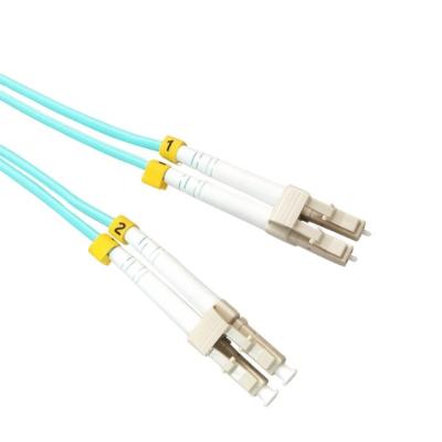 FTTX 850nm 10G OM4 LC ao cabo de remendo da fibra multimodo do LC
