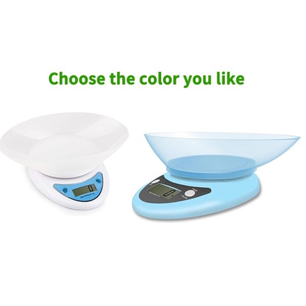 ABS Plastic Electronic Digital Kitchen Scales With Bowl