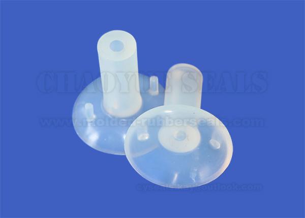 Transparent Rubber Suction Cups Acid Proof For Bowl Production Equipment