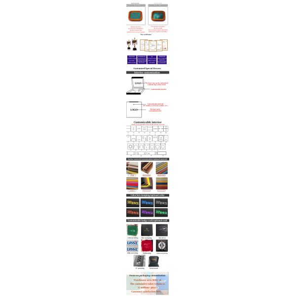 Muchos colores de revestimiento de madera sólida joyería de exhibición bandeja para el anillo de la pulsera del colgante exposición