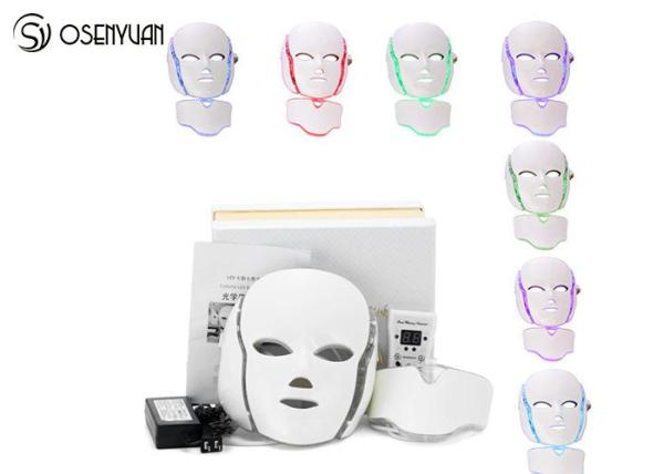 PDT LED Light Therapy Face Mask , Led Photon Therapy Mask CE ROHS Approved