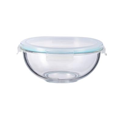 Borosilicate Glass Mixing Bowl with PP Lid 180ml to 3500ml