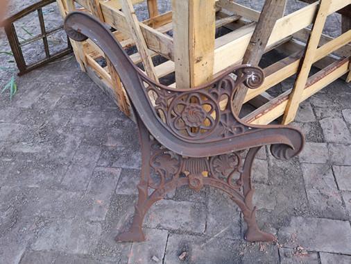 Classical Park Bench Slab Cast Iron Bench Ends For Cast Iron Bench Seat