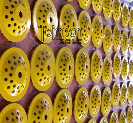 Метал зубы но. колеса 9 чашки свирли диаманта скрепления 125мм для камня/бетона