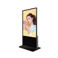 Multilíngüe touch screen interativo stand de piso de quiosque sinalização digital