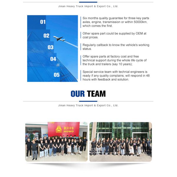 Chassis de camion à rouleaux 6x4 340 ch 10 roues Chassis de camion à décharges