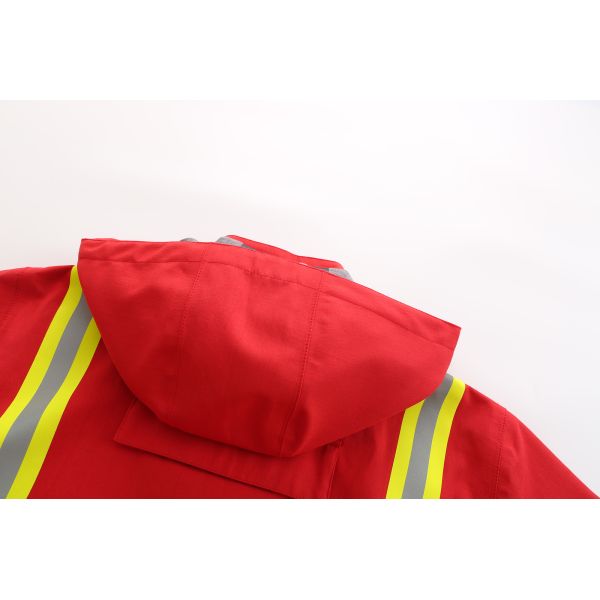 Куртка безопасности химиката доказательства дождя EN343 защитная, куртка работы 9OZ Nomex огнезамедлительная