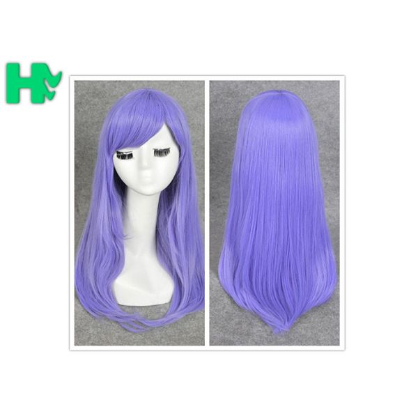 Tangle Free Glueless Cosplay Hair Wigs Synthetic Straight 8 Inch
