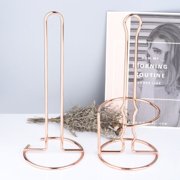 Standing kitchen Paper Holder Stand with toilet Reserve Table Towel Holder