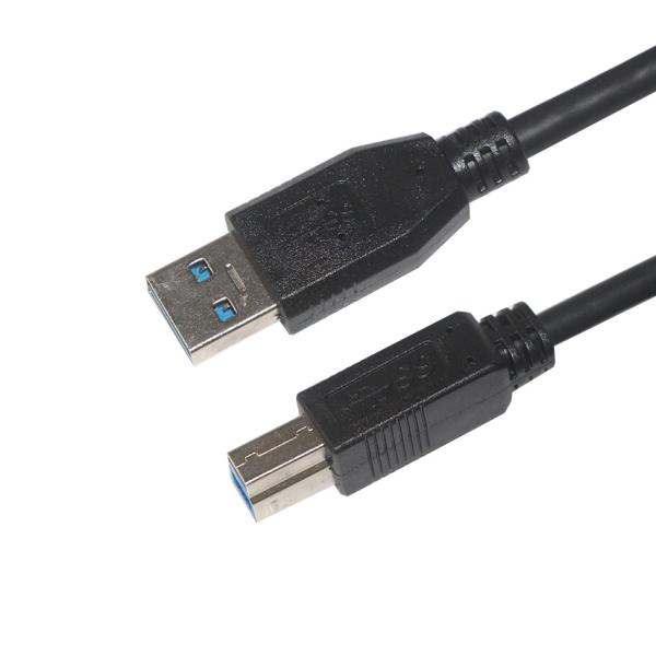 20AWG Cabo USB para impressora USB 2.0 Tipo A macho para B macho cabo de extensão para impressora