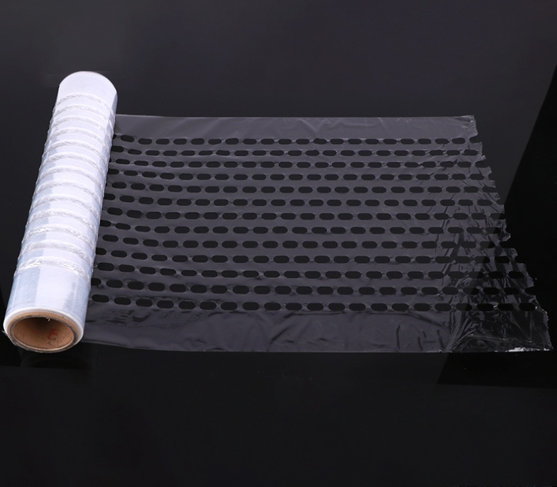 Перфорированная растяжная пленка из LDPE с бумажным внутренним ядром 3