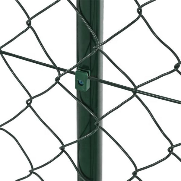 Hot Dip Galvanized Chain Link Security Fence / 6 Foot Chain Link Gate