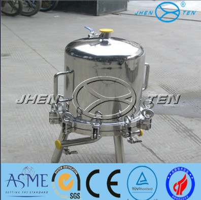 Lenticular Disk Filter Stainless Fermentation Tank for Beer Water Beverage , Easy To Clean