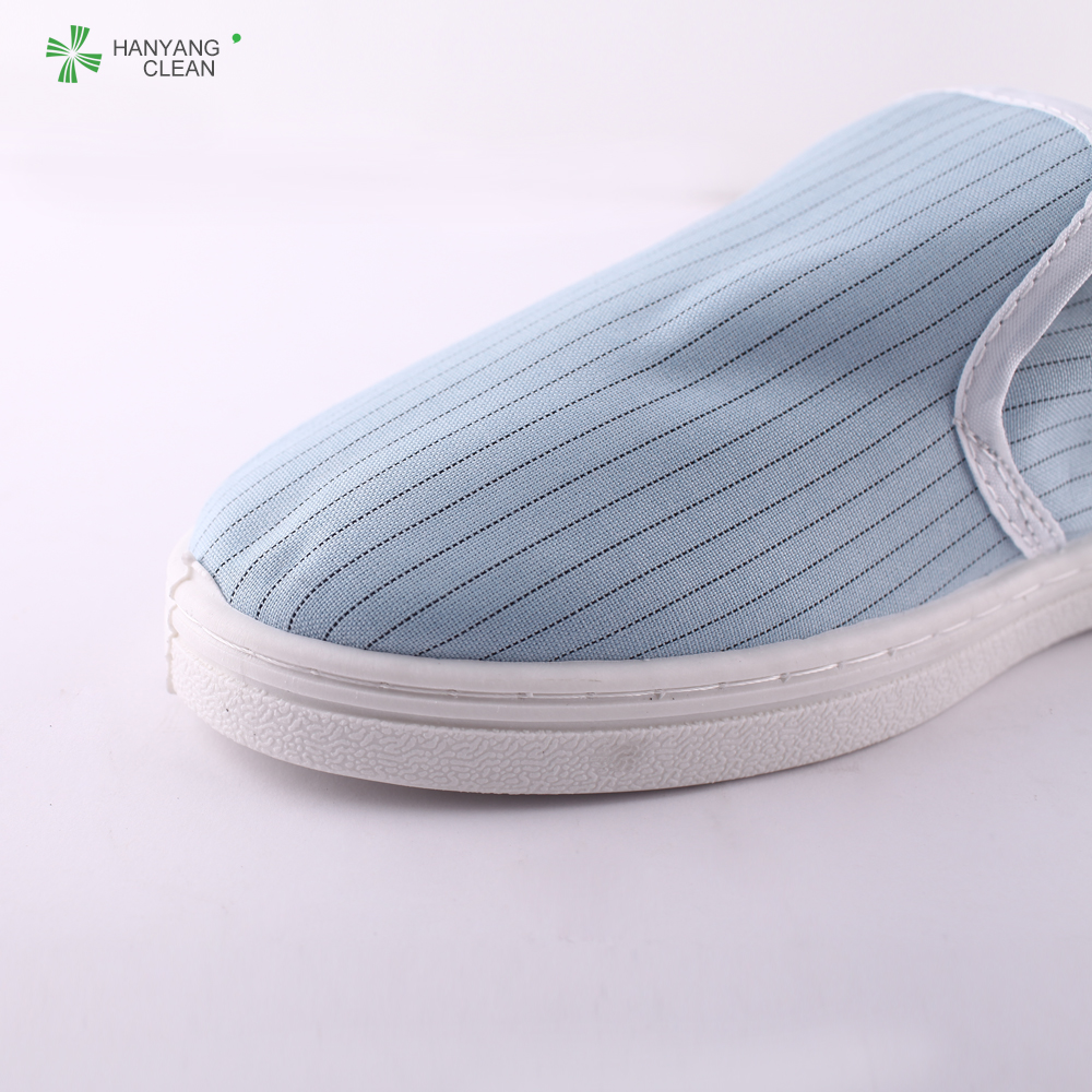 Ботинки pvc esd чистой комнаты противостатические unisex, ботинок холста безопасности работы лаборатории горячих продаж единственный