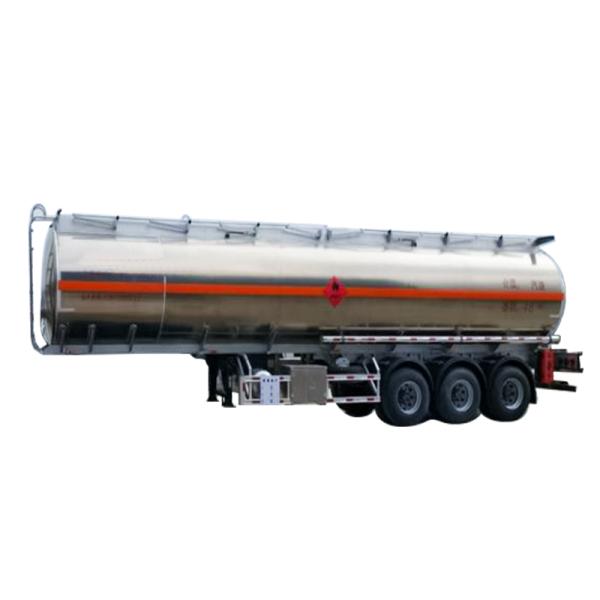 High Capacity Oil Truck Semi Trailer 6950x2200x2760mm For Safe Fuel Transportation