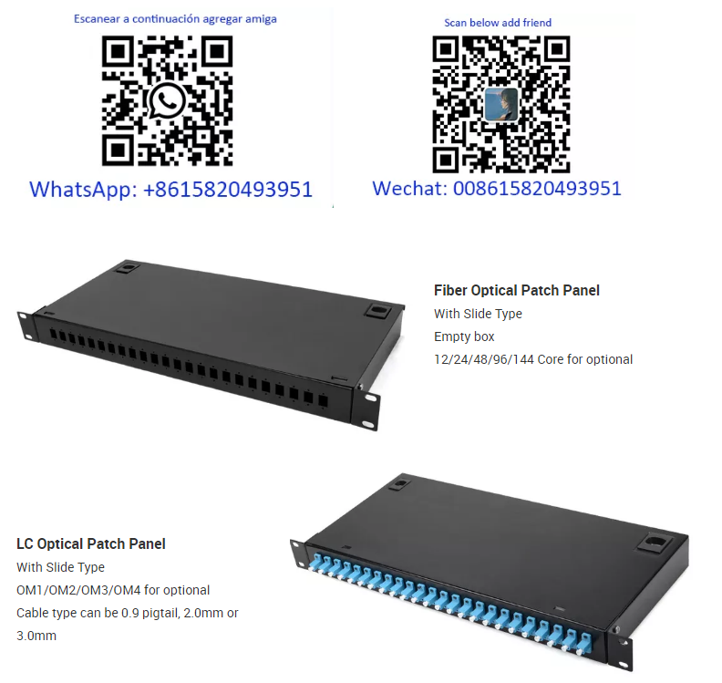 Cold Rolled Steel SPCC Patch Panel Patch Cord Fiber Odf Sc/Upc 12F Port