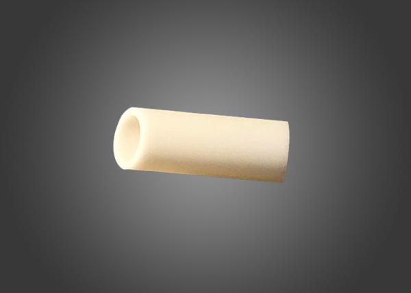Porous 99 % High Alumina Zirconia Ceramic Parts , Inclined Zirconia Tube / Pipe
