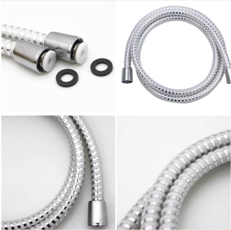 Fabricación de tubos de ducha de PVC de alta presión con diseño moderno