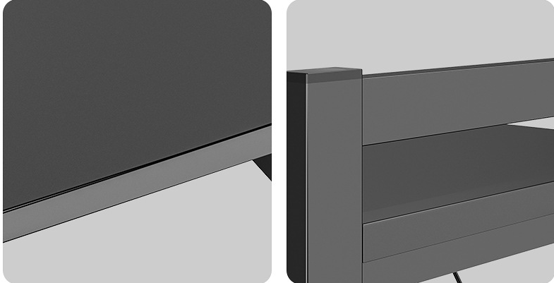 Aluminum Alloy Oven Storage Rack , Two Tier Kitchen Microwave Rack