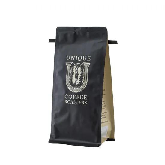 Coffee Bean 14x19cm Zipper Packaging Bag Aluminium Pouch For Food