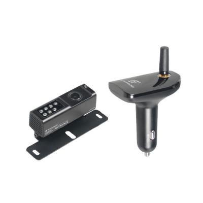 Waterproof IP69K Night Vision Backup Camera AHD Receiver Black Color