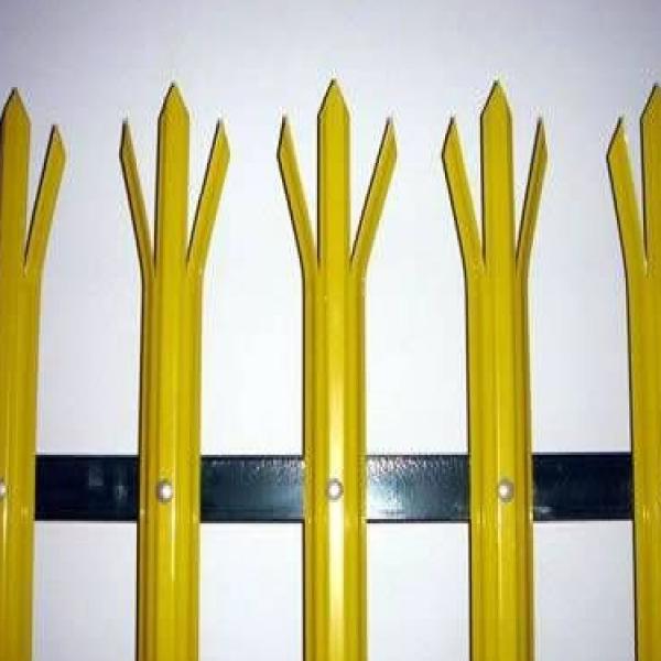 Hot Cold Rolled Metal Security W Section Palisade Fence Residential