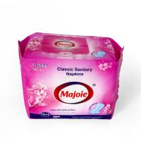 Marca personalizada uso noturno almofadas do período feminino guardanapo sanitário venda por atacado senhora algodão orgânico sanitário guardanapo anião