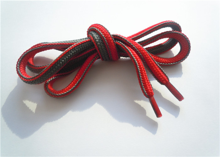 Эластичные черные плоские шнурки ботинка/шнурки ботинка баскетбола прочные