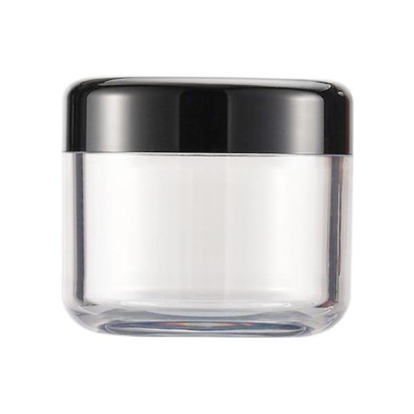 O bálsamo de bordo de vidro de PASSEN 10g range tampas que plásticas pretas os recipientes de vidro para desnatam