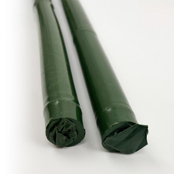 20cm Painted Raw Bamboo Poles Stakes Rods Green Decoration