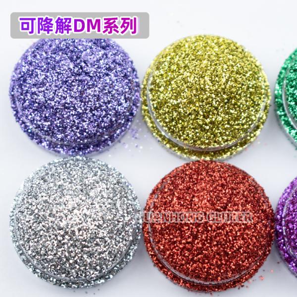 Customized PLA Biodegradable Glitter Bulk Powder For Christmas Decoration Makeup
