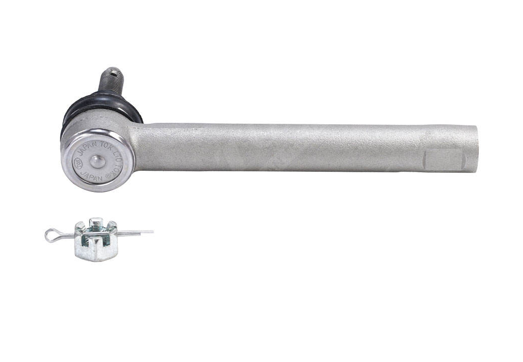 Outer Steering Tie Rod End with Forged Alloy Steel Housing, Wear-Resistant Ball Stud, and Anti-Aging Rubber Dust Boot for Toyota Highlander