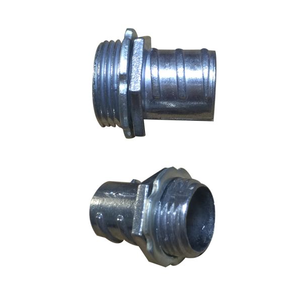 BX-FLEX NM AND MC Cable Connector Straight Aluminum Die Casting Steel