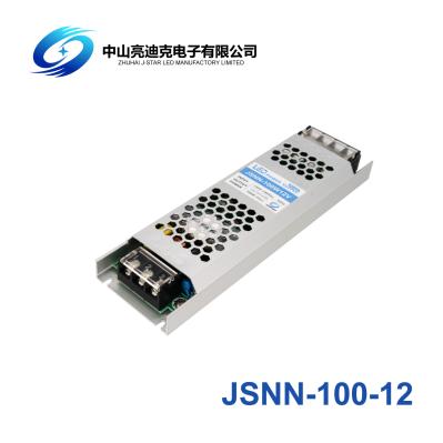 Eficiência Fanless ultra magro da fonte de alimentação 90% do OEM 12v 100w 8.5A