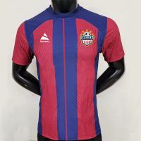 Retro Clube Equipa Uniforme de Treinamento Futebol Esportes Vestidos de Futebol Homens Camisa Azul E Vermelho