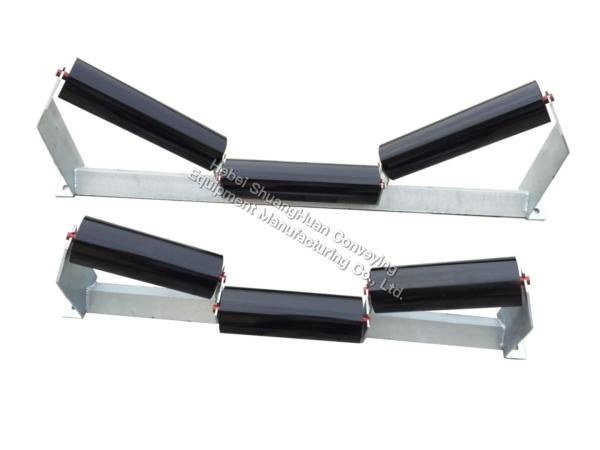 Powder Coating 45kw DT II Transition Idlers In Belt Conveyor