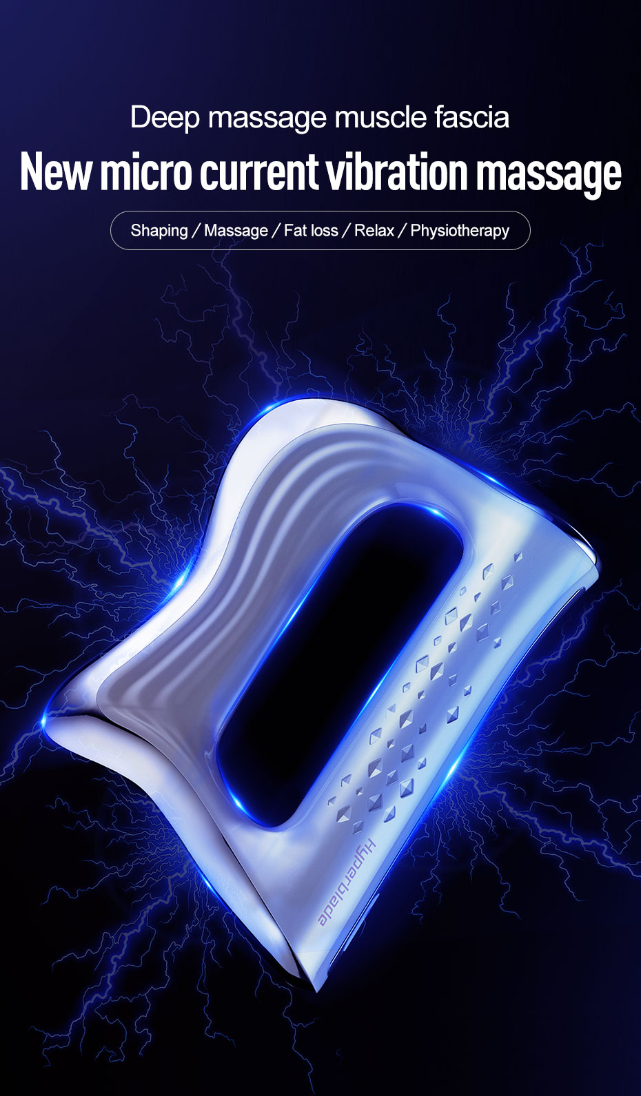 Микро- настоящая мышца EMS ослабляет Massager NMES Hyperblade