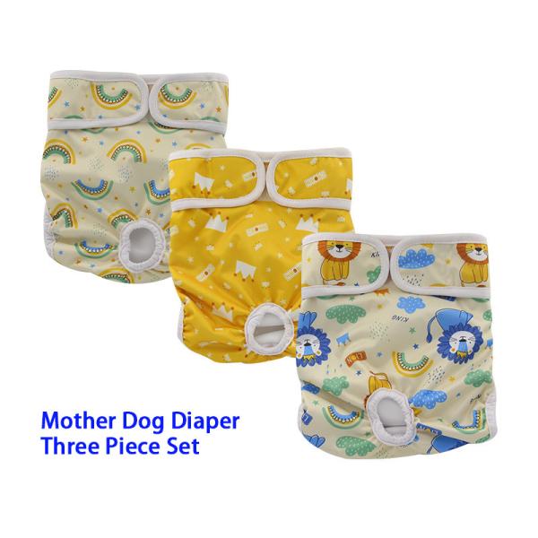 Reusable Pet Accessories Anti Harassment Washable Female Dog Diaper Customized