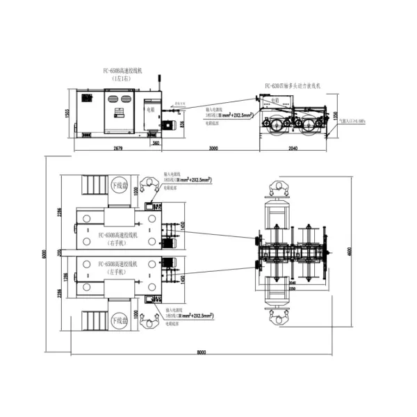 La machine à mélanger les fils de cuivre à double torsion de haute qualité de 2025 650