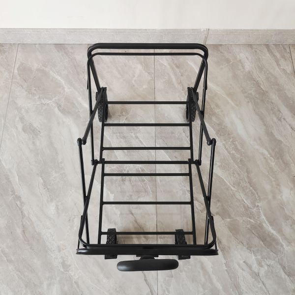 Outdoor Steel Frame Mini Camping Collapsible Wagon Cart With Adjustable Handlebars