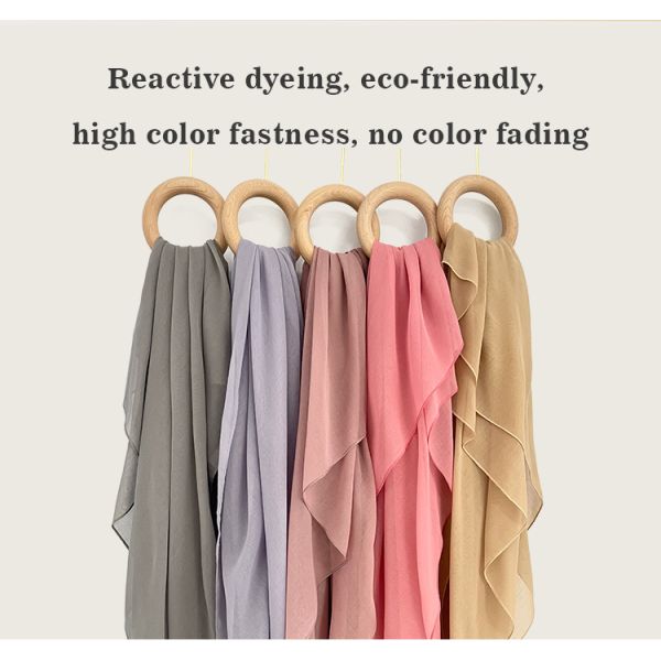 Wholesale Tudung-borong Square Muslim Musulman Tudung Bawal Bidang 55 Spring Fancy Cotton Voile Hijab Ethnic Scarves & Shawls