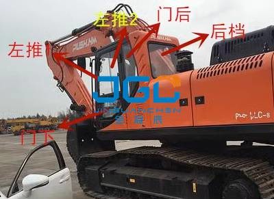 PZ220 165 250 330-8 Excavator Glass Doors And Windows Left And Right Front And Rear Upper And Lower Windscreens