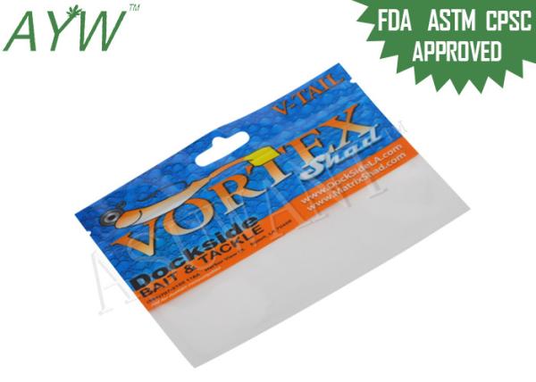 Acessórios Resealable lisos da pesca do saco dos alimentos para animais de estimação de Mylar com selo três lateral