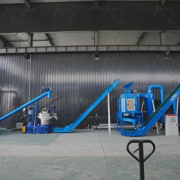 Biomass Wood Pellet Mill Machine Flat Die Wood Chips Pellet Press