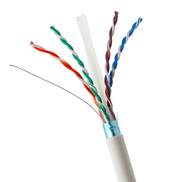 Safe Transmission FTP CAT6 Cable LSZH Jacket Network Cable 23AWG 1000FT