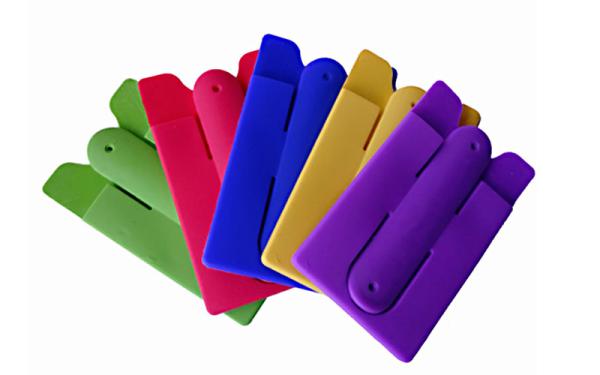Minimalistic Design Silicone Credit Card Holder 87*56*3mm Compact Size