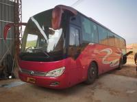 Used Tour Bus Yutong Brand ZK6116 48 Seats Double Doors Passenger Bus Airbag Chassis Nude Packing Left Steering