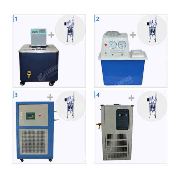 закрытый кожухом стеклянный сосуд 90W