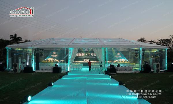 Transparent Outdoor Mixed Sun Shade Wedding Ceremony Tents for Luxurious Wedding Events