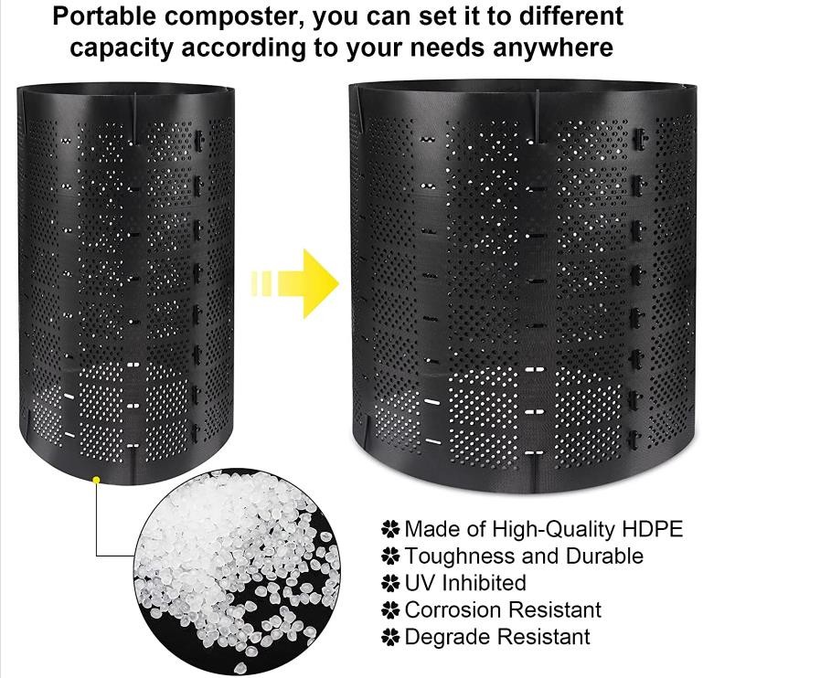 Расширяемый на открытом воздухе ящик компоста Composter Geobin